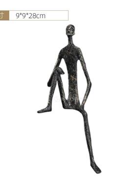 北欧现代艺术简约人物雕塑摆件样板房售楼处酒店装饰品家居工艺品