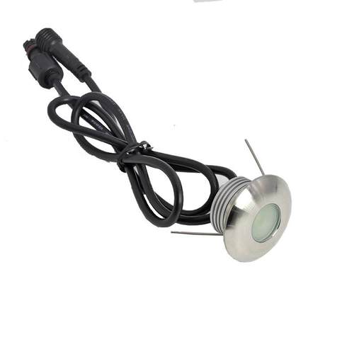 1W户外IP67甲板灯30mm墙角走廊过道台阶灯12V地埋灯防水室外