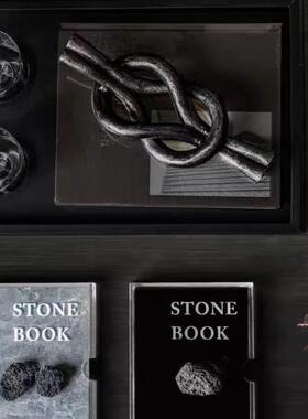 现代轻奢几何穿越打结绳结小众感家居桌面摆件装饰艺术样板间摆件