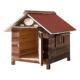 实木室外户外狗窝木质大型犬小屋防腐猫屋笼狗房子四季 通用狗别墅