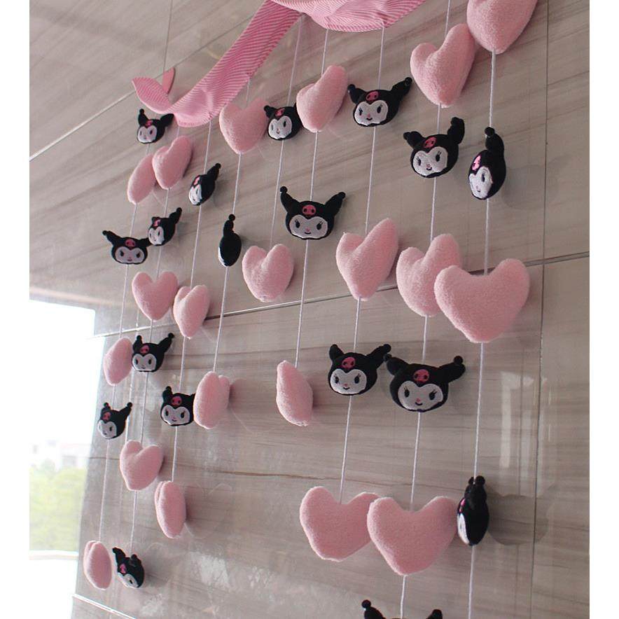 库洛米搭爱心线帘珠帘卧室隔断玄关窗帘学校幼儿园儿童门帘少女心,居家布艺,门帘,淘宝优惠券,粉丝福利购,淘宝优惠卷