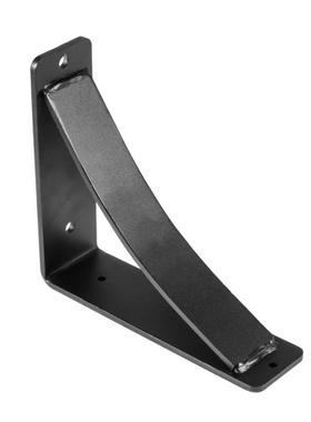 三角支架浅色浮动搁板支架三角形搁板支架墙哑光黑色重型搁板支架