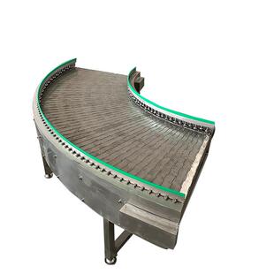 厂家塑料链板转弯机滚筒转弯机不锈钢链板转弯输送机链板转弯机