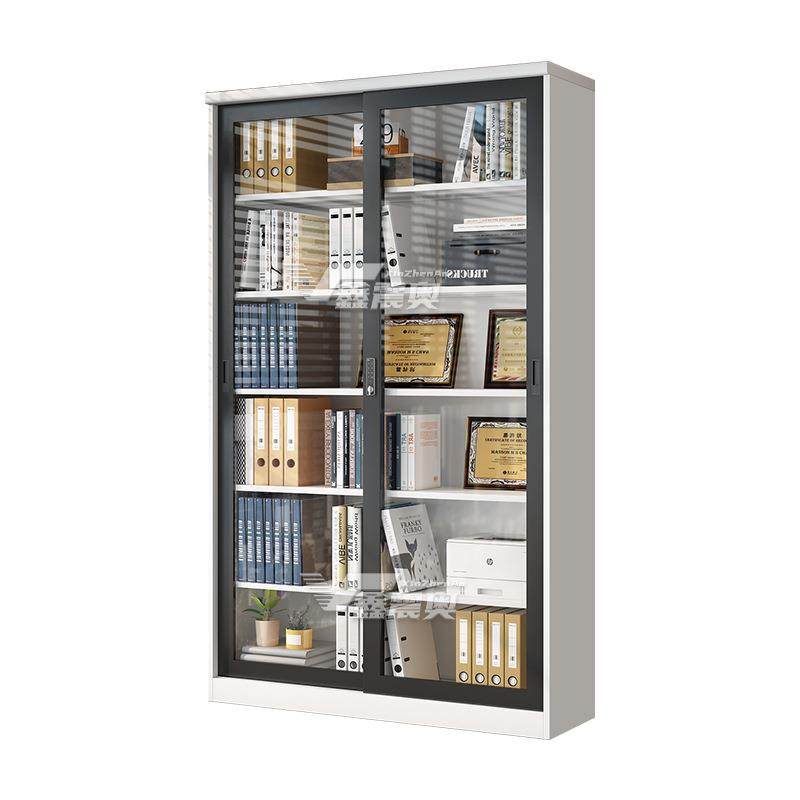 玻璃门文件柜密码锁钢制推拉移门防尘展示书柜办公室档案柜储物柜,商业/办公家具,办公储物柜,淘宝优惠券,粉丝福利购,淘宝优惠卷