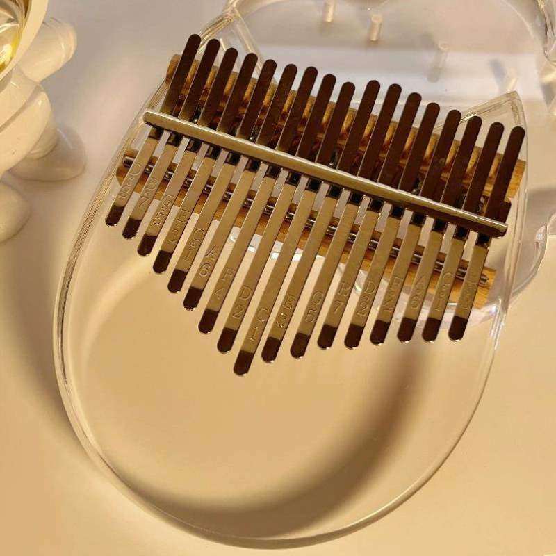 女学生初学者音小乐器琴卡林巴21拇指手指水晶钢琴透明儿童姆