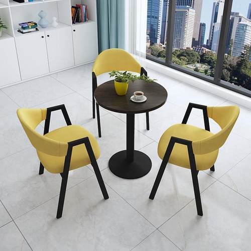 一桌四椅咖啡桌接待洽谈桌椅休闲小圆桌铜铃舞秋季钓鱼沐浴清