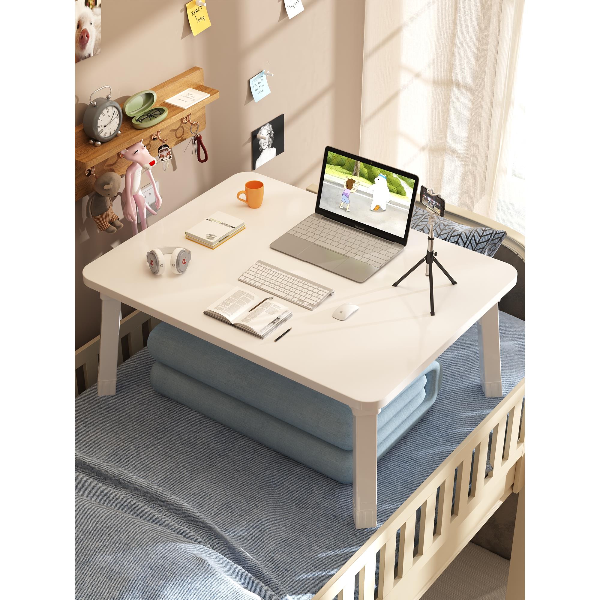 可折叠飘窗小桌子榻榻米茶几卧室坐地矮桌实木炕桌窗台桌小型茶桌