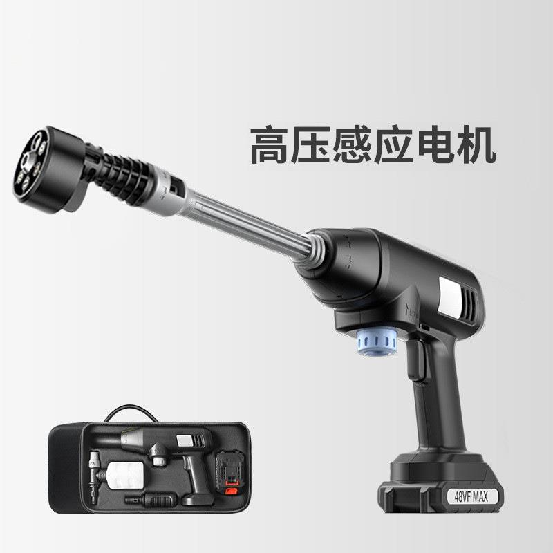 徕本无线洗车机车用家用便携高压水泵洗车机大功率锂电池水泵清洗