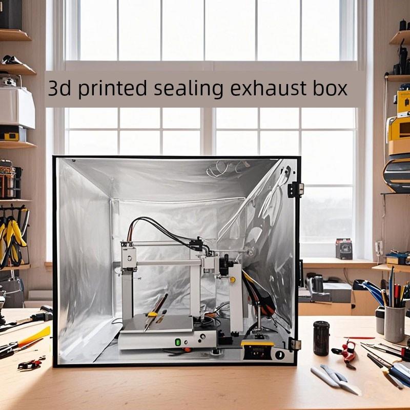拓竹A1专用密封箱拓竹A1 mini3D打印机恒温排气保护罩阻燃隔味