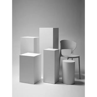 中岛展示台摆件地台几何体摄影道具超市陈列盒子橱窗装饰底座定制