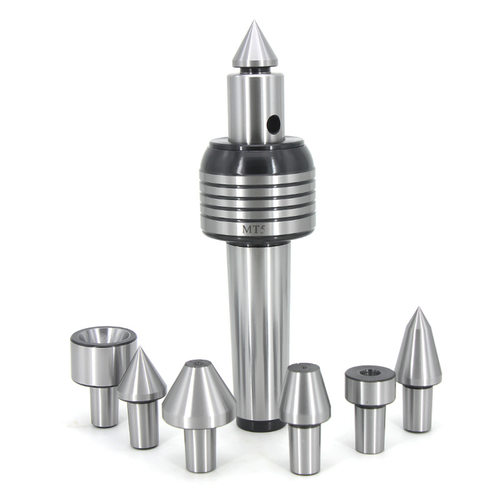 插入式回转顶尖MT4 可替换式回转顶针MT5莫氏3号/4号/5号组合套装