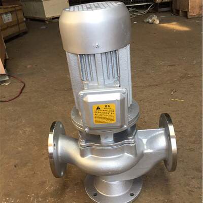 南方GW无堵塞立式管道泵380V不锈钢工业废水排污泵增压离心泵