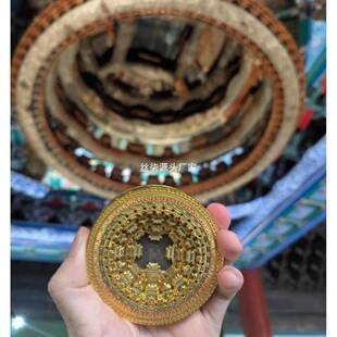 北京先农坛隆福寺藻井金属冰箱贴五层可拆卸装饰品不