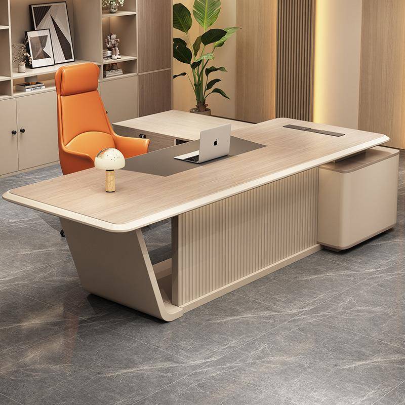 老板桌办公桌椅组合简约现代总裁桌主管桌经理桌椅时尚轻奢大班台