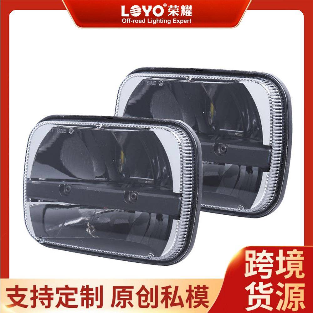 5X7LED36W方灯适用于7英寸牧马人汽车方灯汽摩卡车改装方灯