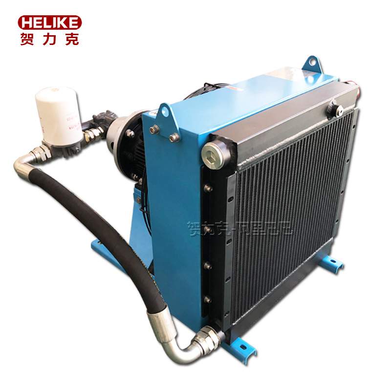 DXX自带油泵自吸循环风冷却器齿轮箱散热器减速机VG320油散热换热