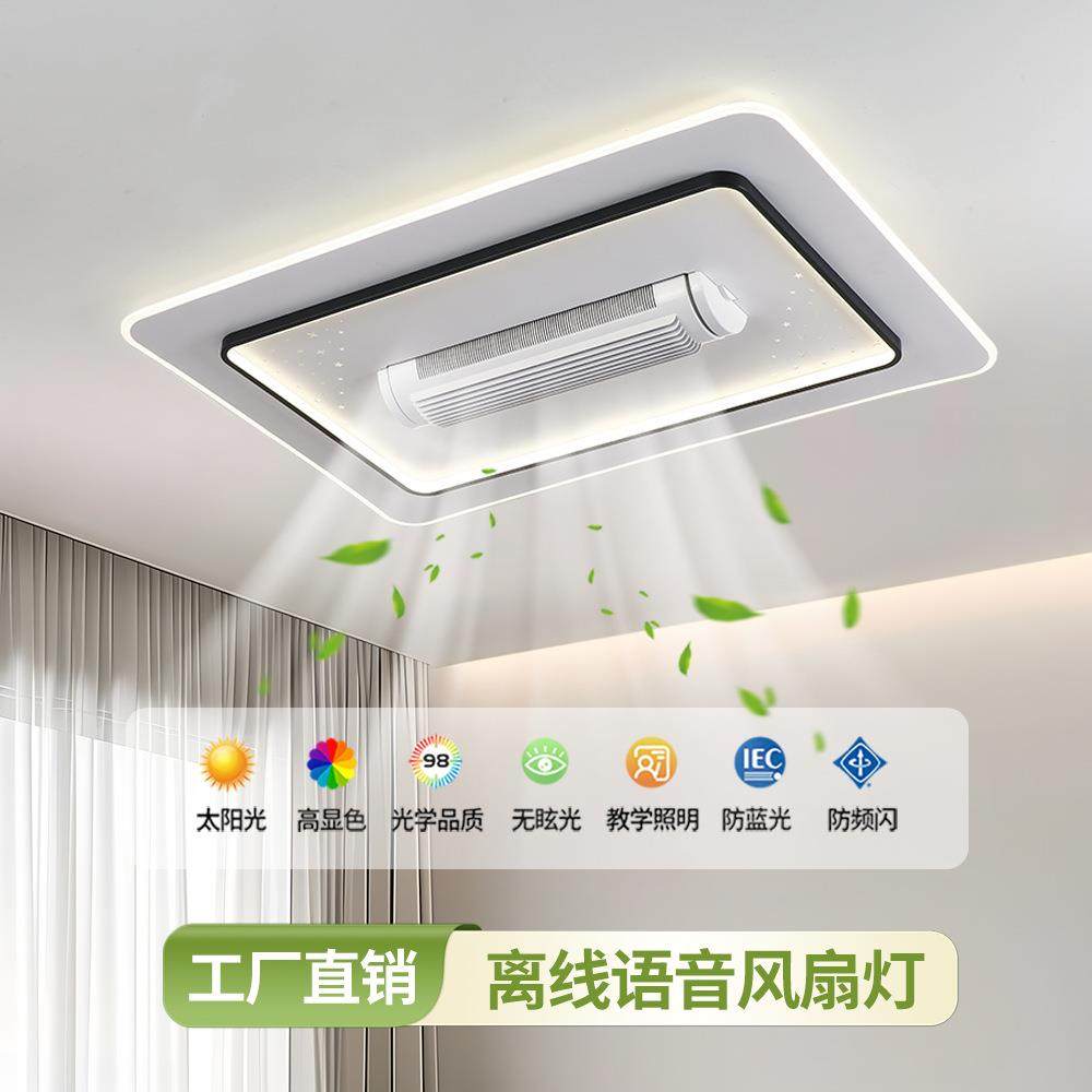 新款全光谱卧室客厅智能语音无叶风扇灯中山灯具家装护眼吸顶灯,鲜花速递/花卉仿真/绿植园艺,割草机/草坪机,淘宝优惠券,粉丝福利购,淘宝优惠卷