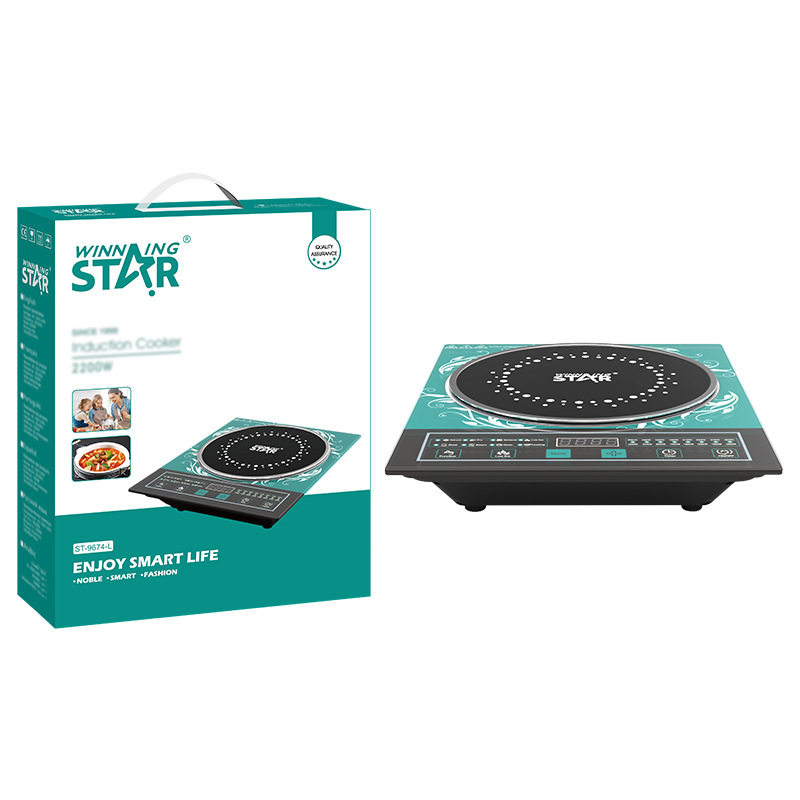 WinningStar跨境英规欧规电磁炉家用智能防水触摸式电磁炉面板