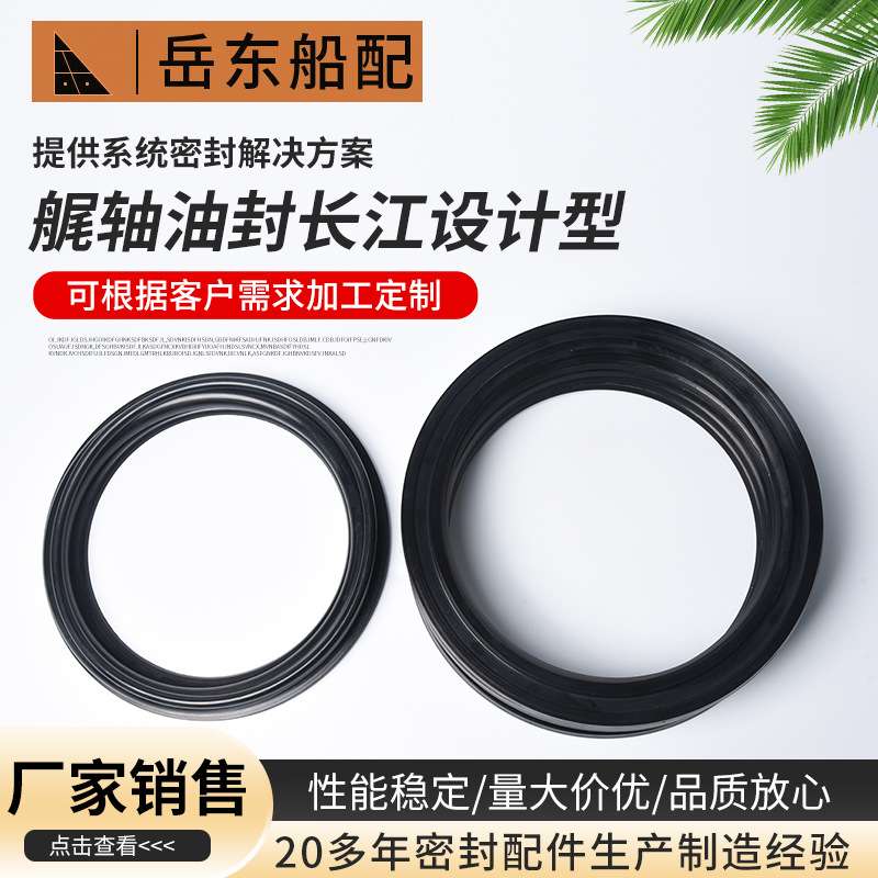艉轴油封长江设计型尾轴油封O型密封圈船舶油封尾管油封艉轴油封