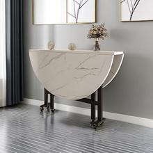 折叠桌可移动简易圆形桌子餐桌饭桌家用小户型农村折叠大圆桌外贸