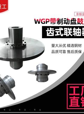 WGP型带制动盘鼓型齿式联轴器、鼓型齿联轴器、齿式联轴器