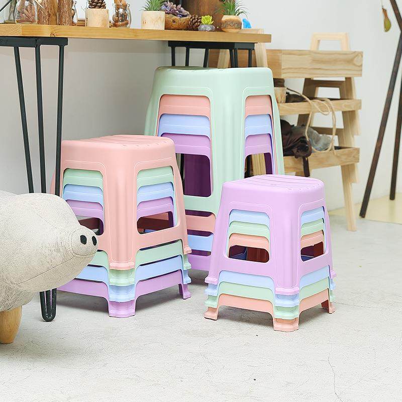 条纹塑料凳子成人加厚家用夏季透气凳子办公室椅子餐椅,电子/电工,接线端子,淘宝优惠券,粉丝福利购,淘宝优惠卷