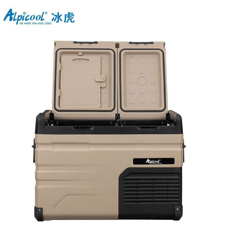 冰虎车载冰箱压缩机制冷12v24v冷冻冷藏分区双温控货车家两用户外