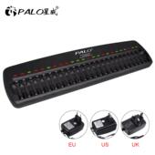 PALO星威24槽智能快速充电器KTV麦克风专用可充5号7号电池1.2v