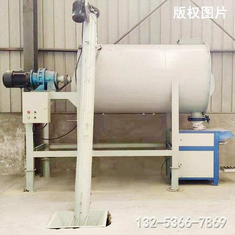 硕冠粉料搅拌机卧式腻子粉混合设备2000型干粉砂浆混合机