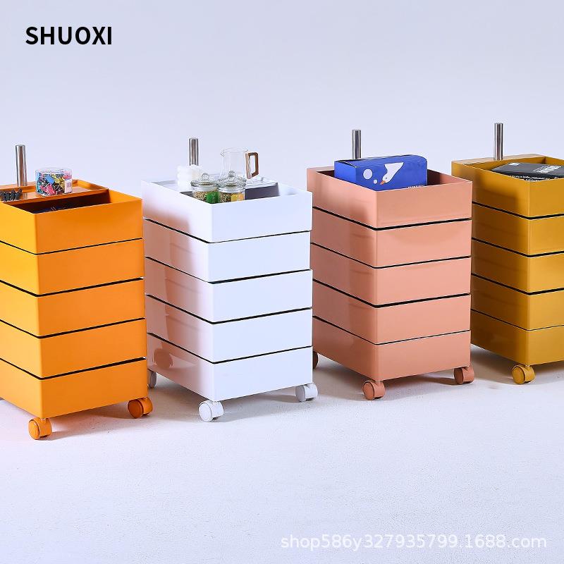 北欧多功能创意边几现代简约储物角几沙发边柜移动迷你置物小茶几