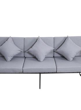 北欧铁艺成套懒人沙发书房洽谈室沙发椅家用客厅休闲可拆洗沙发