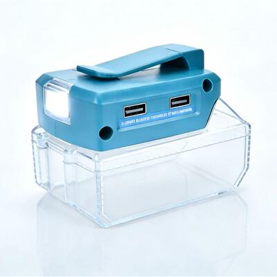 Makita牧田14.4V-18V锂电转换器带USB适配器BL1815/1860电池ADP05