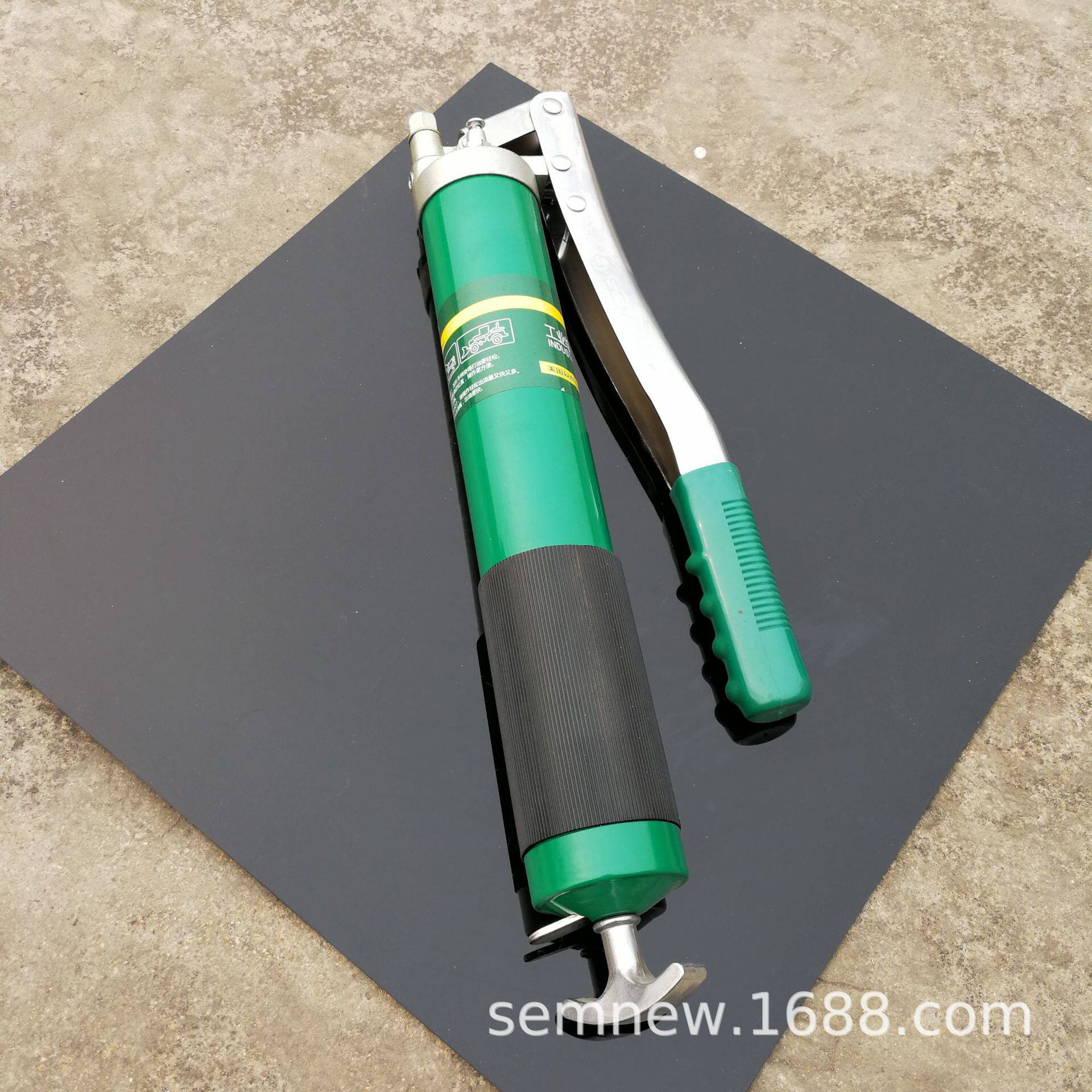 森耐五金工具双压杆式黄油枪注油工具注油器高压手动黄油枪