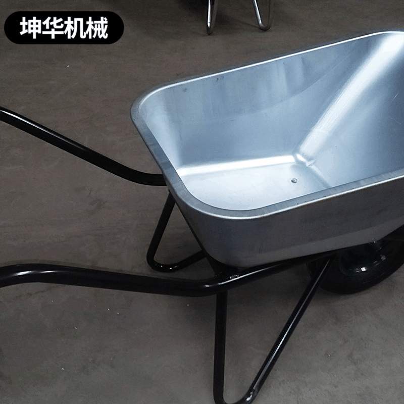 独轮车农用手推车花园园艺工具车 建筑工地用翻斗手推车WB6418