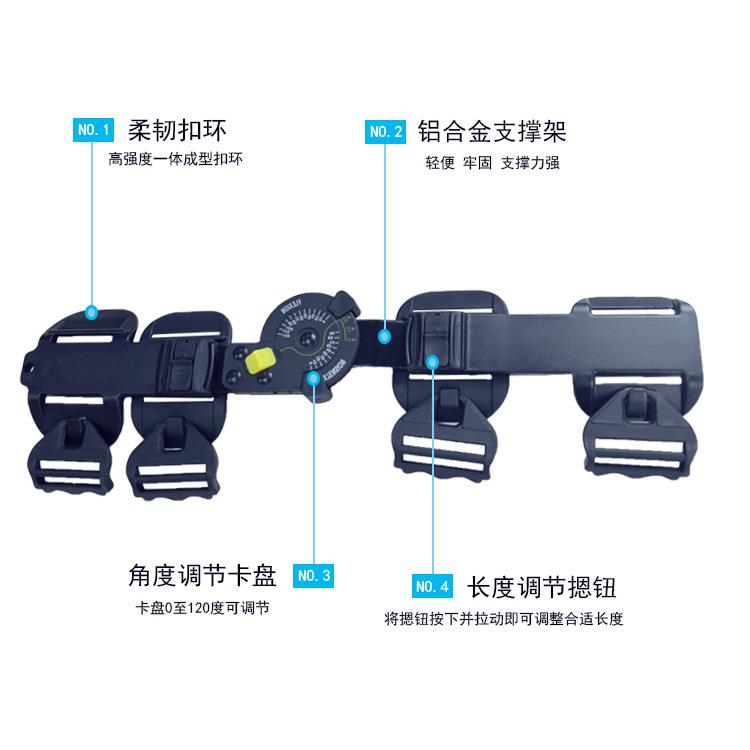 直销可调膝关节固定支具下肢膝盖髌骨骨折韧带断裂护膝护具