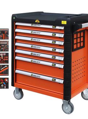 工厂直销352件工具配套7抽工具车爆款机修组套工具套筒板手