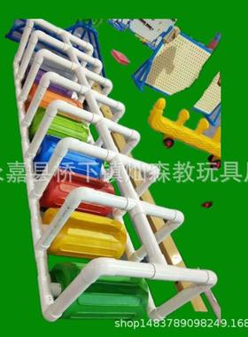 幼儿园七彩滚筒协力车儿童户外游戏车多人协力车团队协助车滚滚车