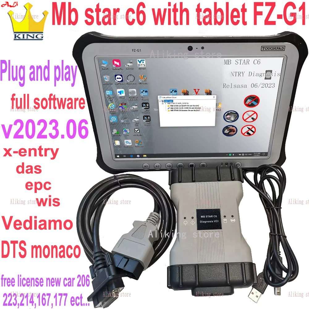 MB Star C6 DOIP奔驰专检V2024.03可适配CF19 E6420电脑