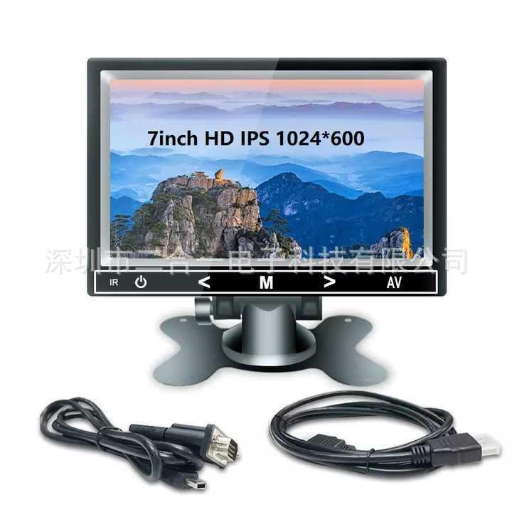 7寸9寸10..1寸HDMI显示器VGA电脑显示器触摸按键显示器带HDMIVGA