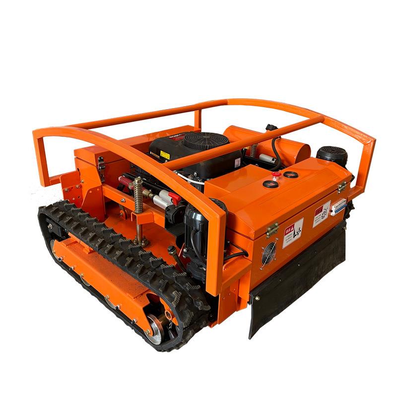 成峰机械履带遥控割草机山地草坪果园汽油打草机除草机碎草还田机
