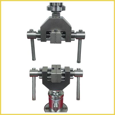 拉伸夹具布料皮革双边撕裂夹具纺织品夹头剥离夹具拉力试验机夹具