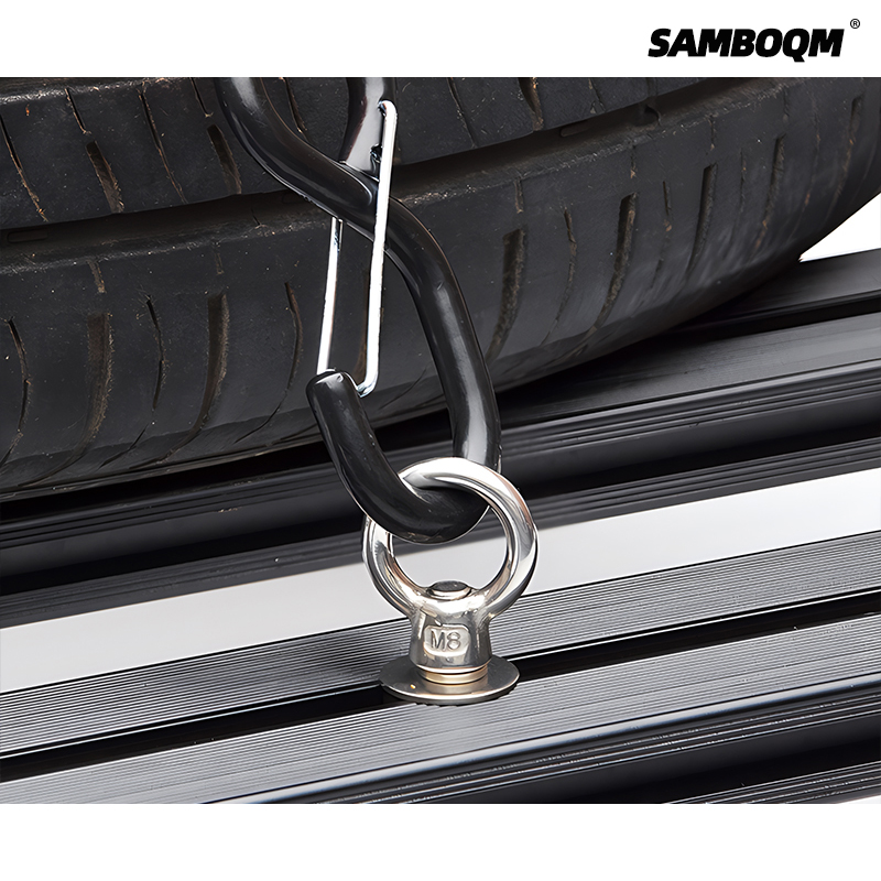 SAMBOQM山步曲 固定拉环 不锈钢材质 车顶平台配件 网兜