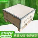 可拆卸卡扣胶合板木箱 包边钢边箱钢带箱 免熏蒸物流周转箱