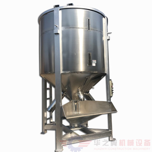 浙江金华不锈钢立式搅拌机 新旧料及色母烘干保温混合机械设备厂