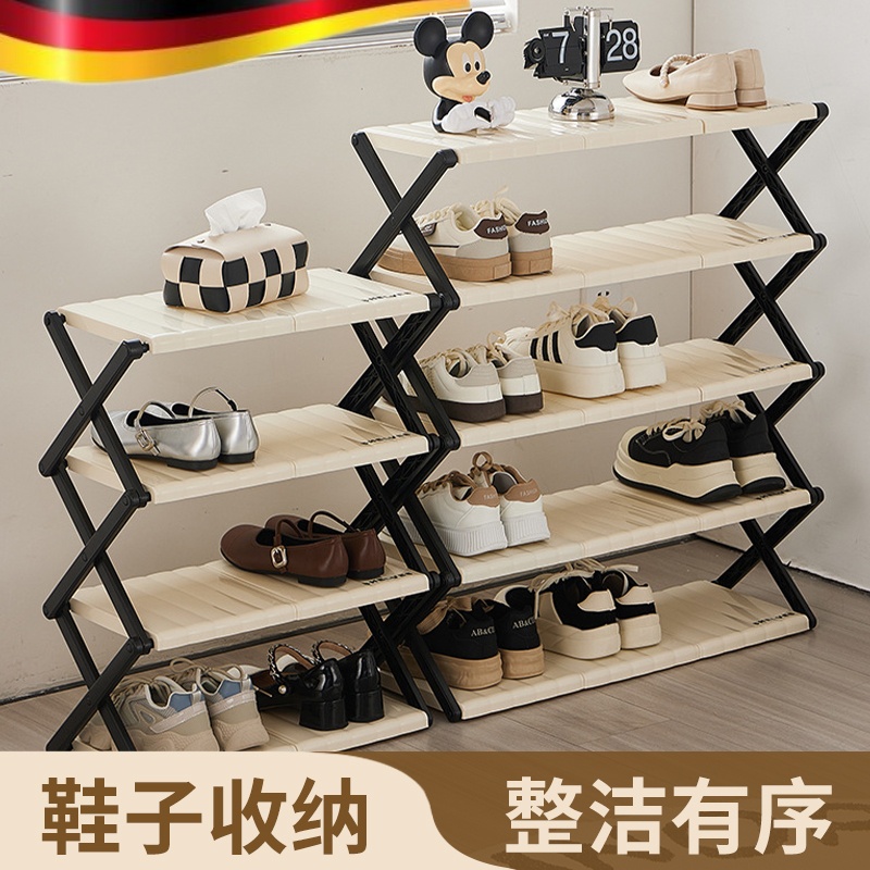 鞋架简易经济型家用门口小鞋柜2025新款宿舍多层折叠鞋子收纳神器