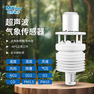 超声波微型气象传感器智慧路灯户外温湿度环境监测仪多要素集成