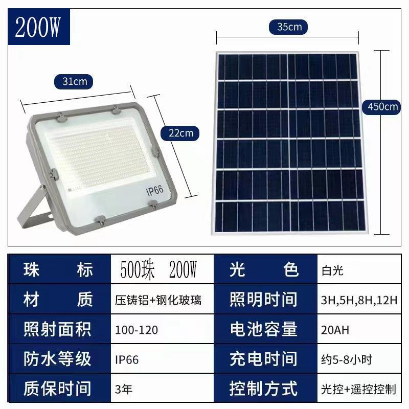 太阳能户外灯灯庭院HX-01款家用新室外天黑自动亮光大功率投灯照