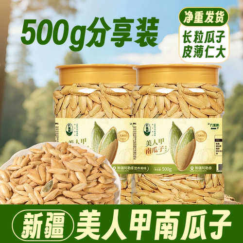 新疆美人甲带壳南瓜子大颗粒