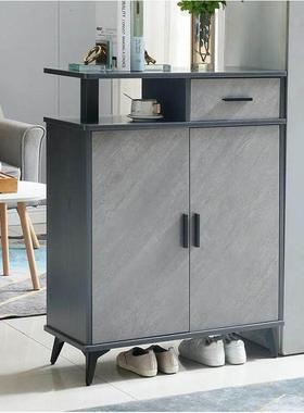 轻奢风格新中式鞋柜门厅柜入口隔断餐具柜简约现代意大利风格