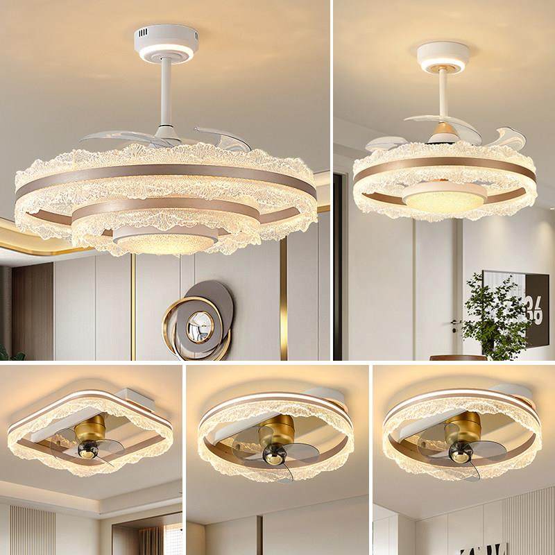 智能风扇灯2025新款客厅主灯意式轻奢一体吊扇灯餐厅卧室吸顶灯具,家装灯饰光源,风扇灯,淘宝优惠券,粉丝福利购,淘宝优惠卷